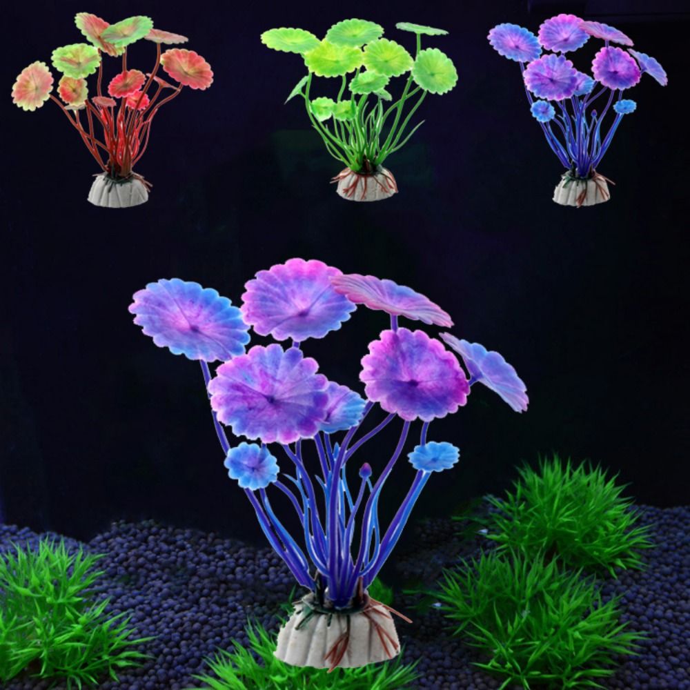 Aquarium Fish Green - 1Pcs Simulation Aquatic Plants Red Green