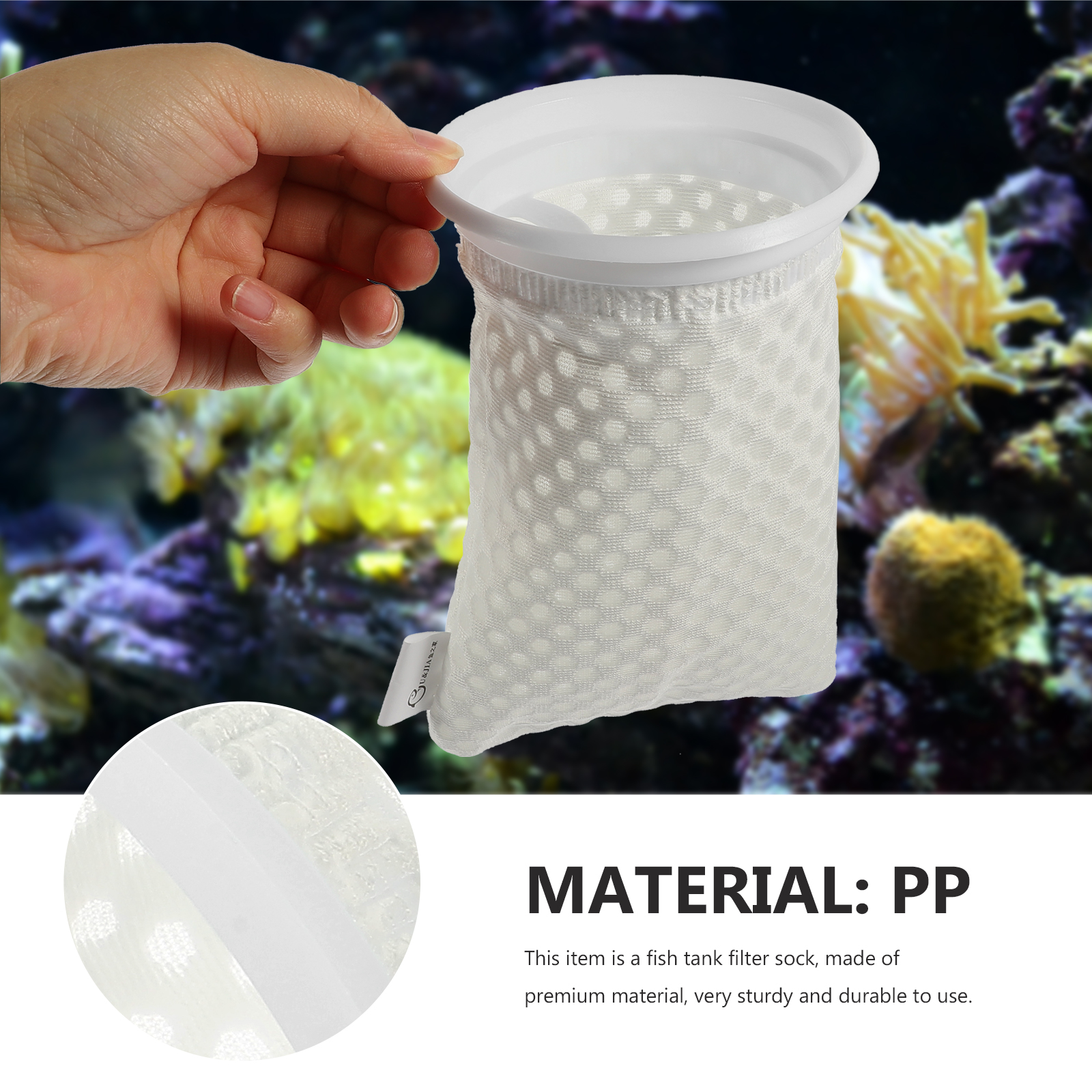 Aquarium Fish Escape - 11pcs Filter Socks 4 Inch 3D