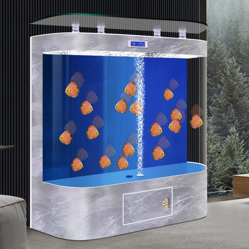 Aquarium Fish Low Maintenance - Newest Smart Aquarium: Large Self-Cleaning Goldfish