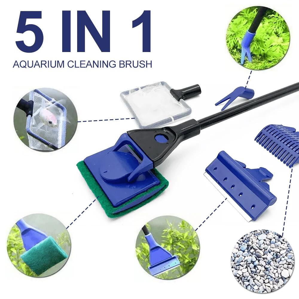 5in1 Aquarium Cleaning Tool Pl - Algae Scraper Blade のレビューと価格