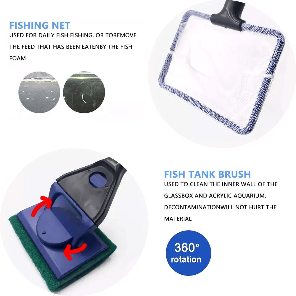5in1 Aquarium Cleaning Tool Pl - Algae Scraper Blade のレビューと価格