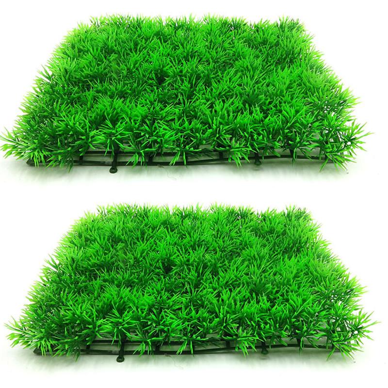 Artificial Green Grass Plant L - Aquarium Fish Green のレビューと価格