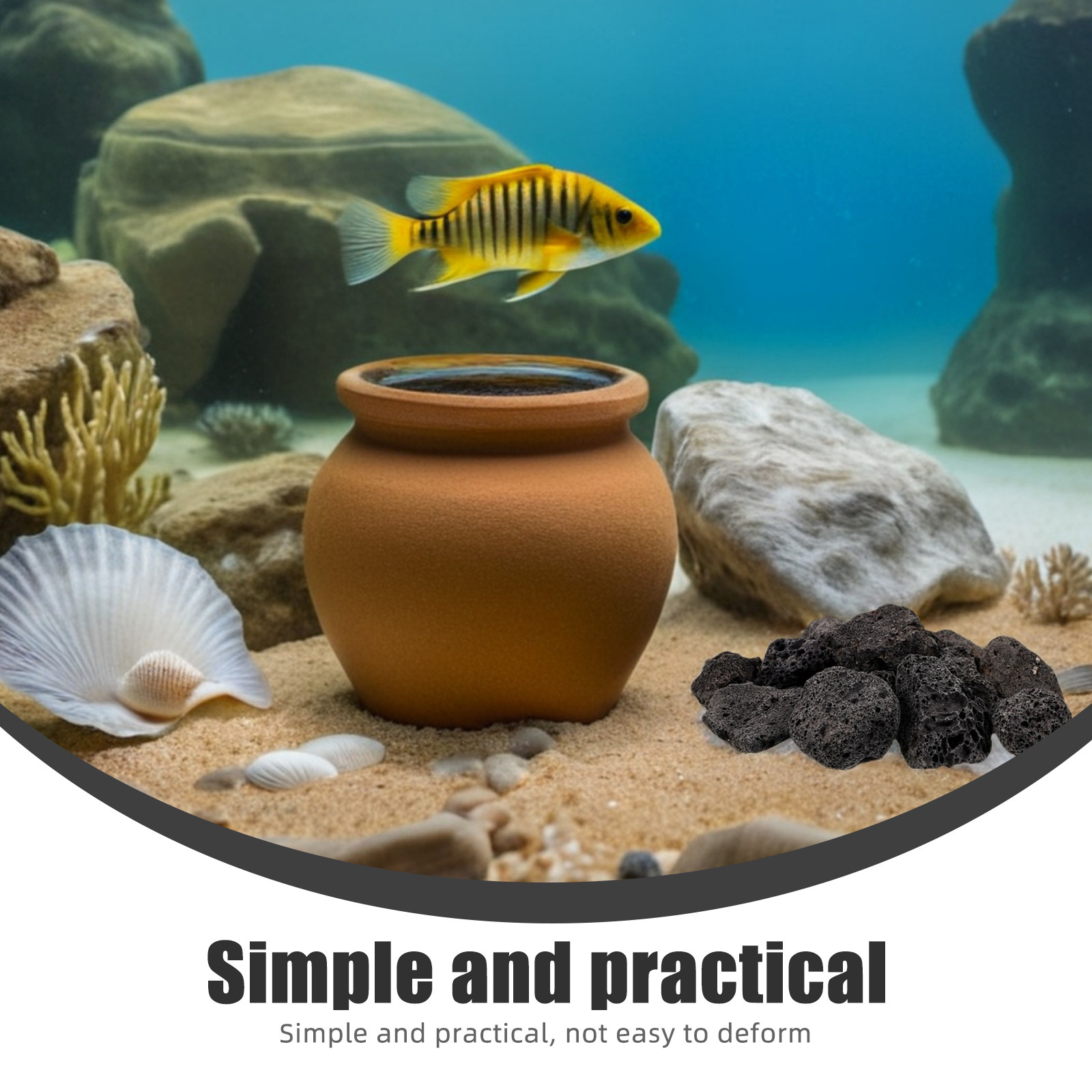 1Pack Small Volcanic Rocks Col - Aquarium Fish Small のレビューと価格