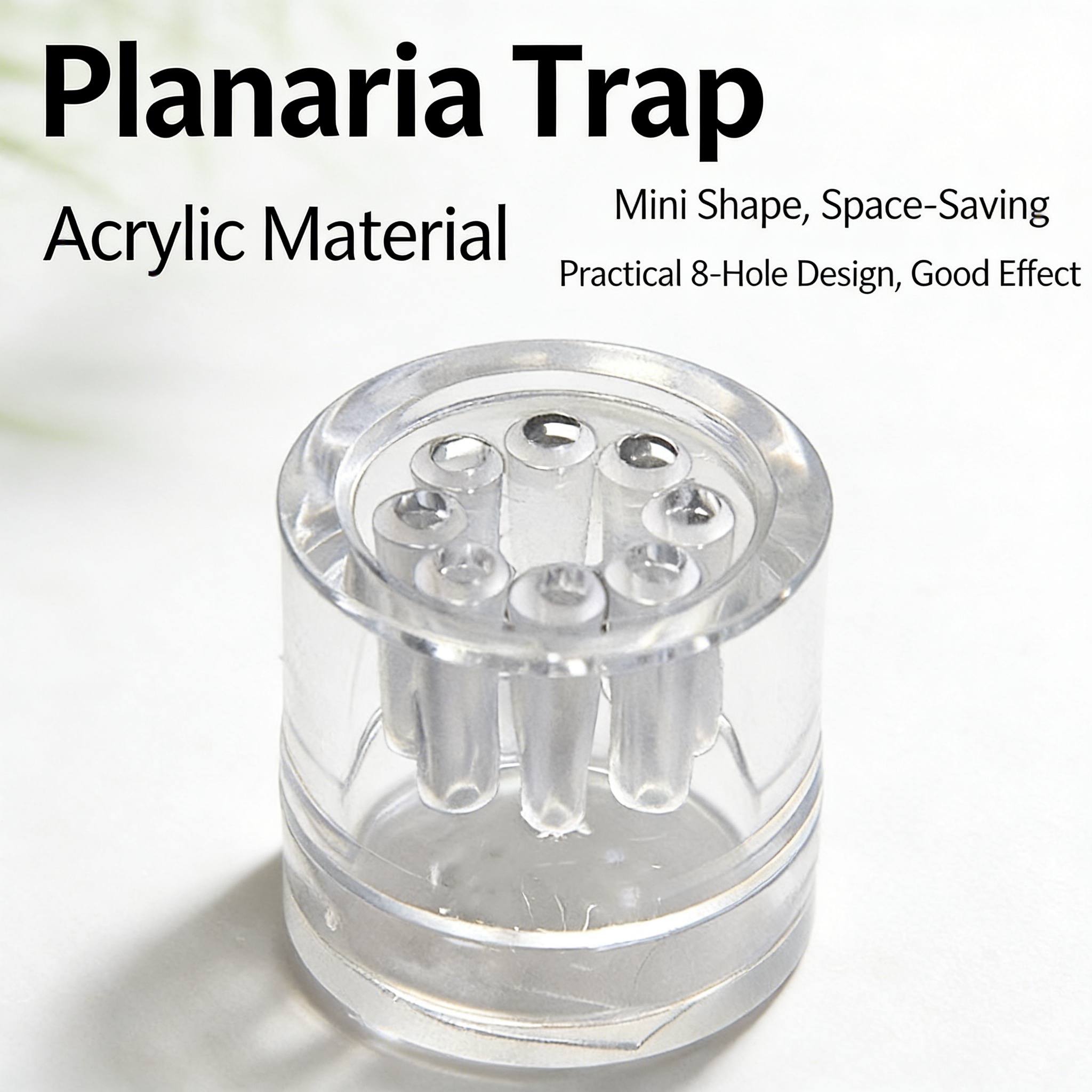 2Pcs Acrylic Planaria Trap 8-H - Aquarium Fish Escape のレビューと価格