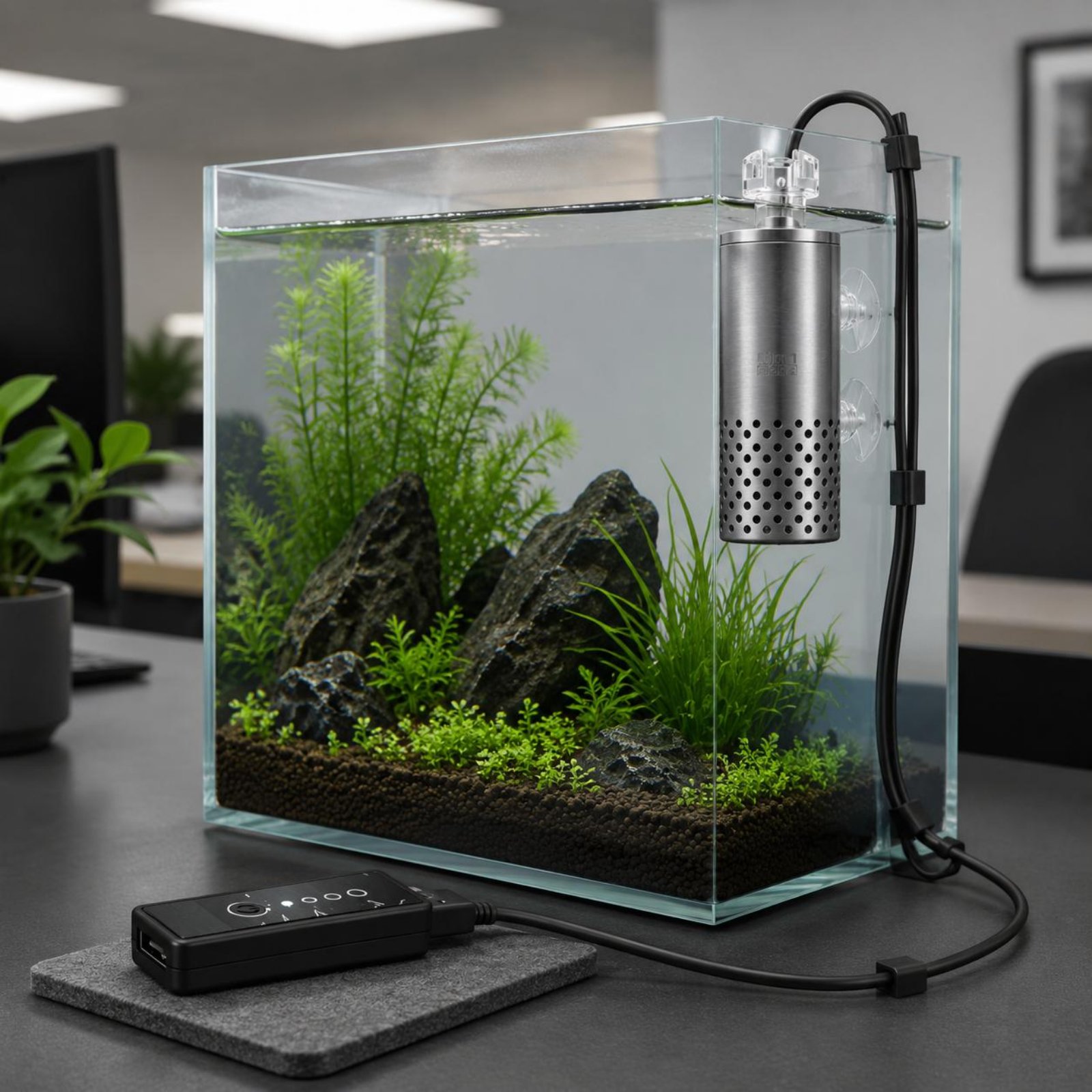Electric Surface Skimmer Quiet - Aquarium Fish Low Maintenance のレビューと価格