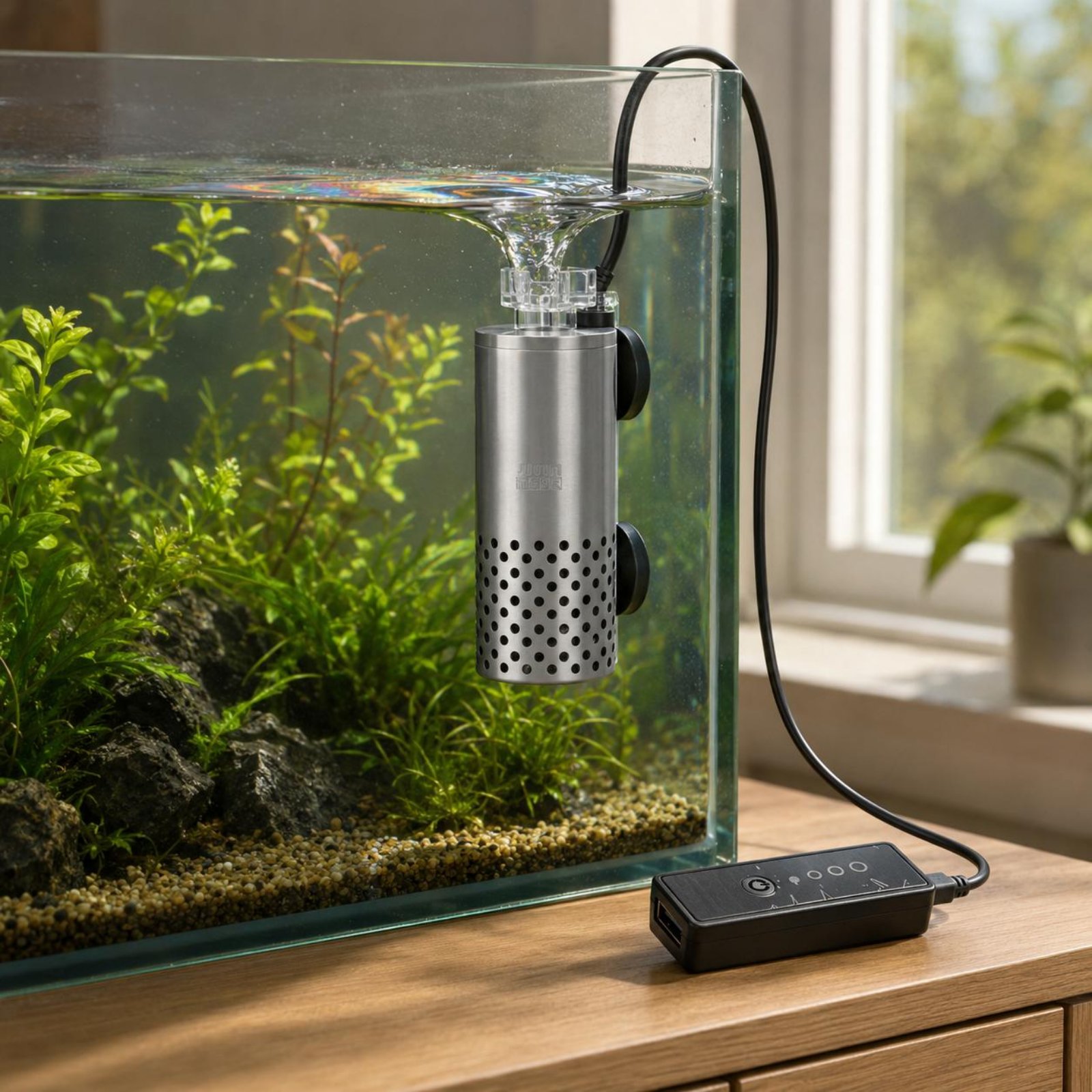 Electric Surface Skimmer Quiet - Aquarium Fish Low Maintenance のレビューと価格