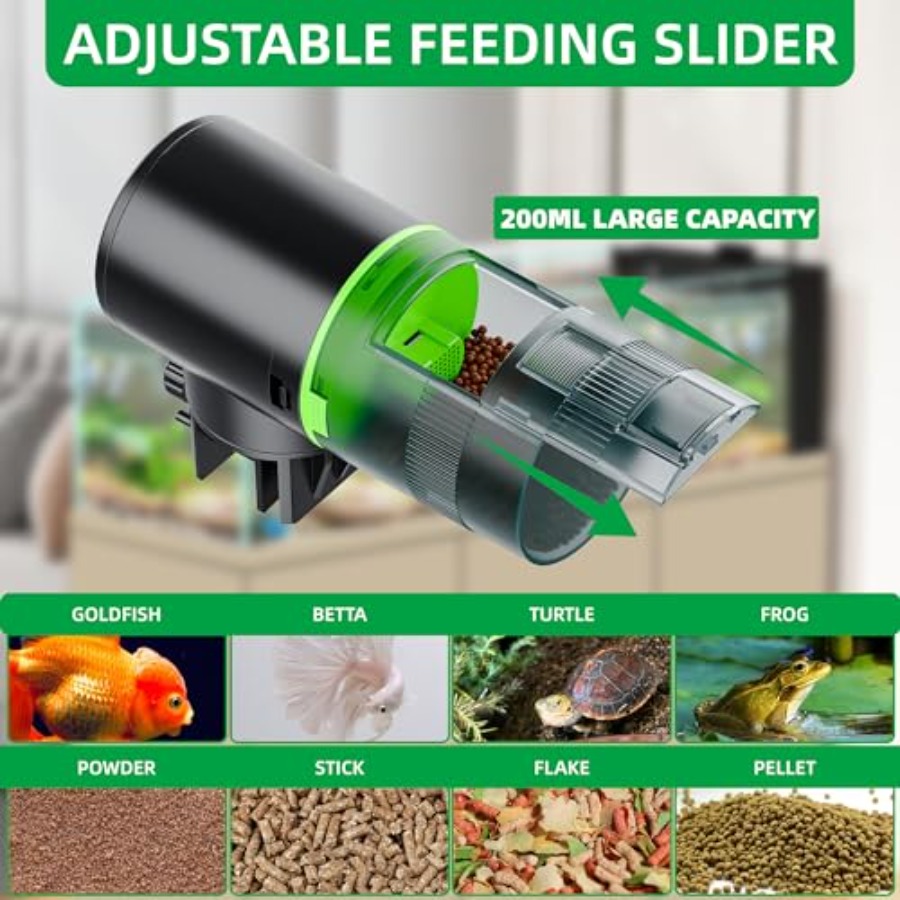 【Spot goods】Automatic Fish Fee - Aquarium Fish Small のレビューと価格