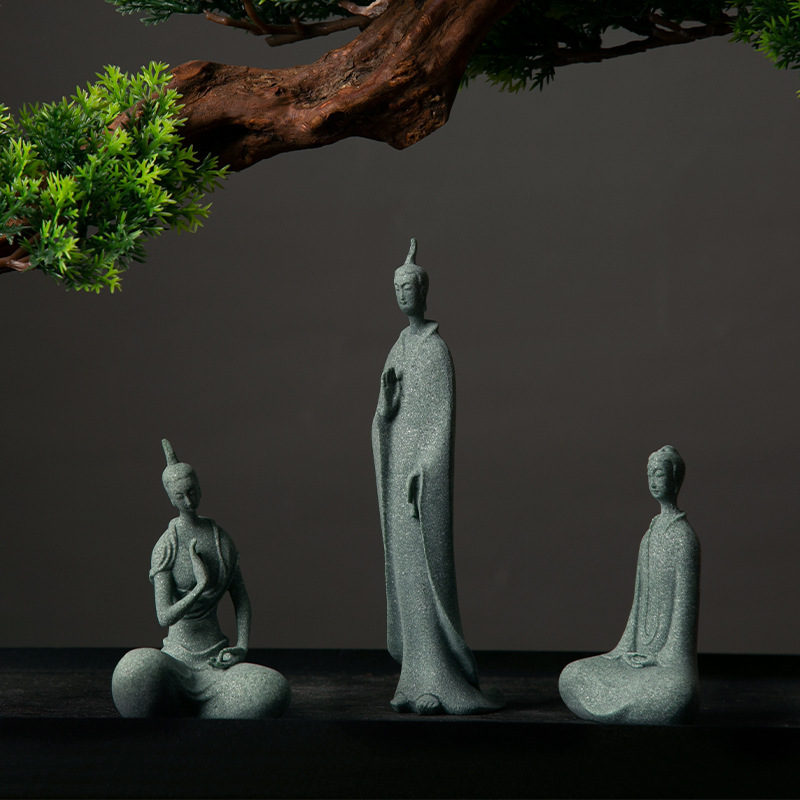 Mini Buddhist Monks Figurines  - Aquarium Fish Small のレビューと価格