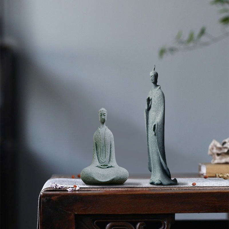 Mini Buddhist Monks Figurines  - Aquarium Fish Small のレビューと価格