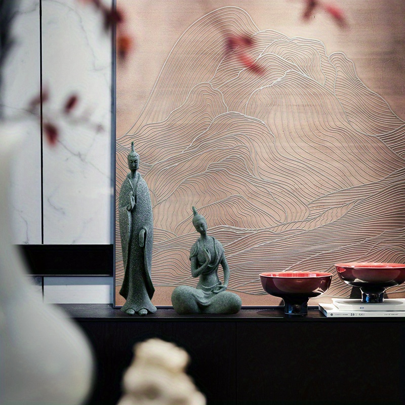 Mini Buddhist Monks Figurines  - Aquarium Fish Small のレビューと価格
