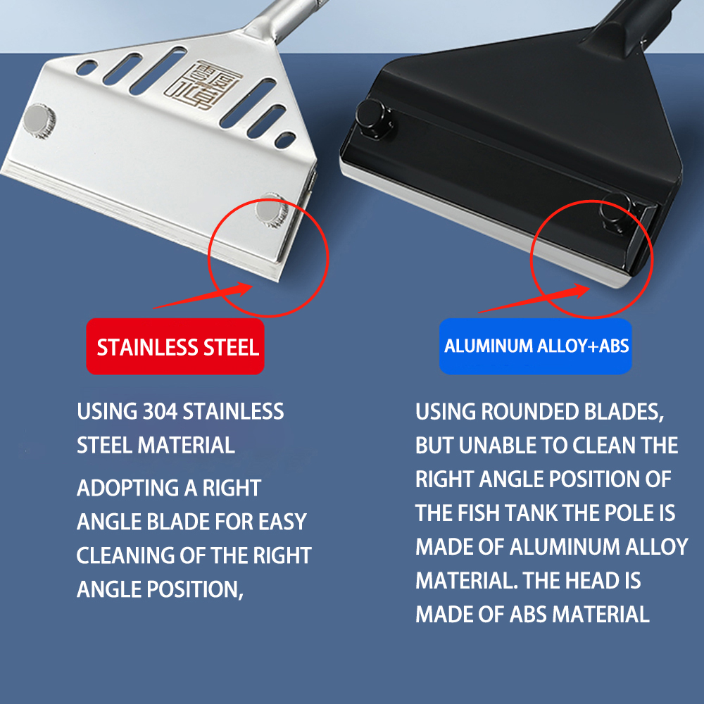 Aquarium stainless steel fish  - Algae Scraper Blade のレビューと価格