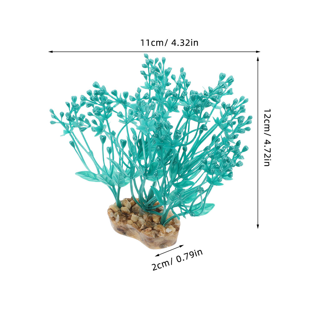 2Pcs Simulated Green Plastic A - Aquarium Fish Low Maintenance のレビューと価格
