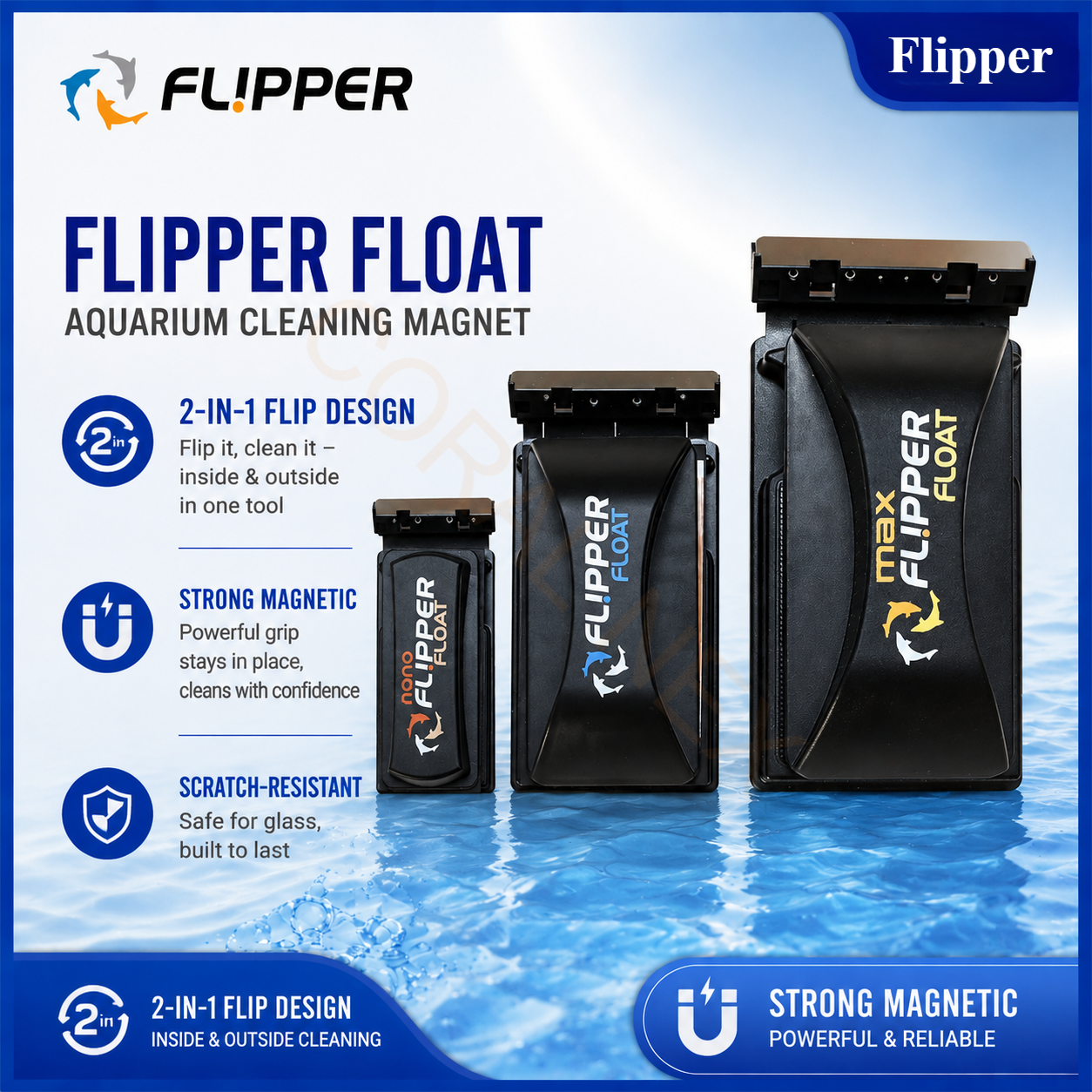 Flipper Nano/Standard/Max Floa - Algae Scraper Blade のレビューと価格