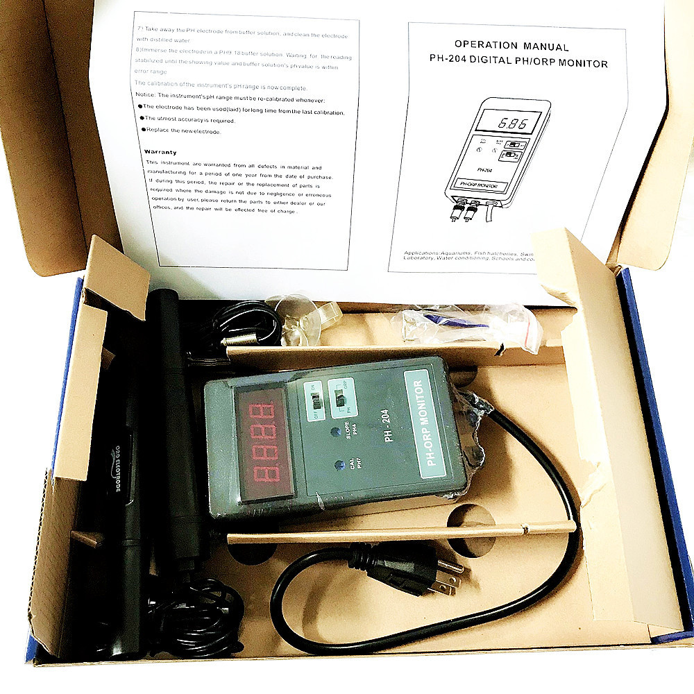 PH-204 Digital PH/ORP Meter wi - Aquarium Fish Online のレビューと価格