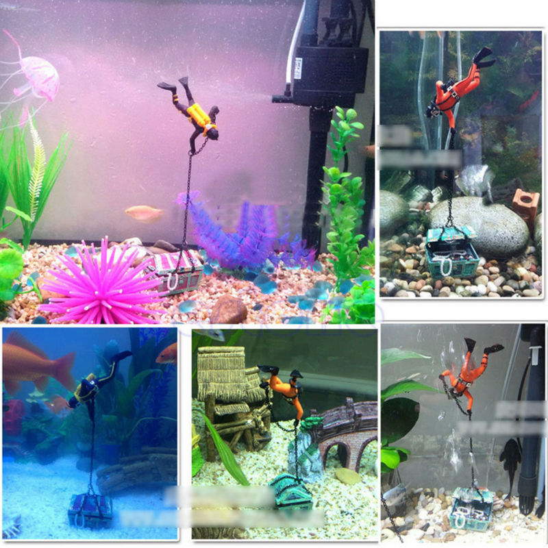 Treasure Frogman Aquarium Orna - Aquarium Fish Price のレビューと価格