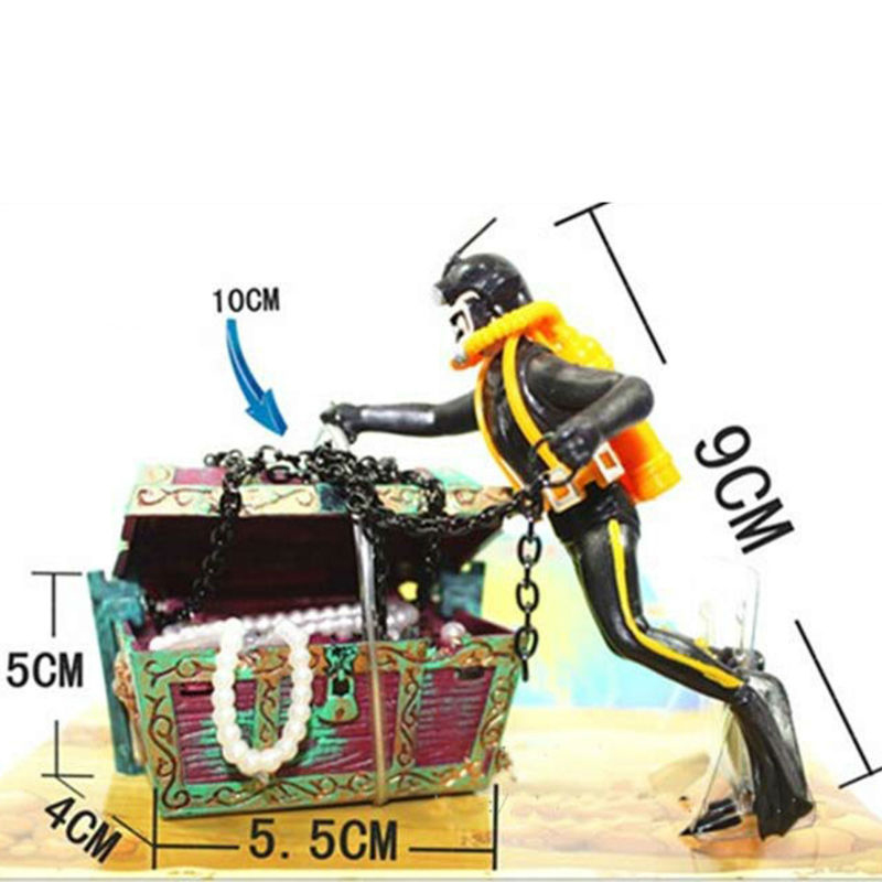 Treasure Frogman Aquarium Orna - Aquarium Fish Price のレビューと価格