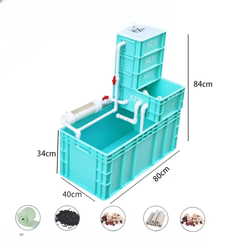 Turtle Tank with Built-in Filt - Aquarium Fish Low Maintenance のレビューと価格