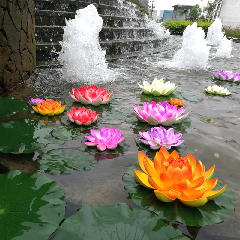10cm/18cm Artificial Lotus Fak - Aquarium Fish Escape のレビューと価格