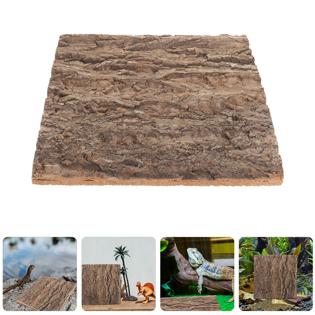 2Pcs Natural Cork Bark Backgro - Aquarium Fish Green のレビューと価格