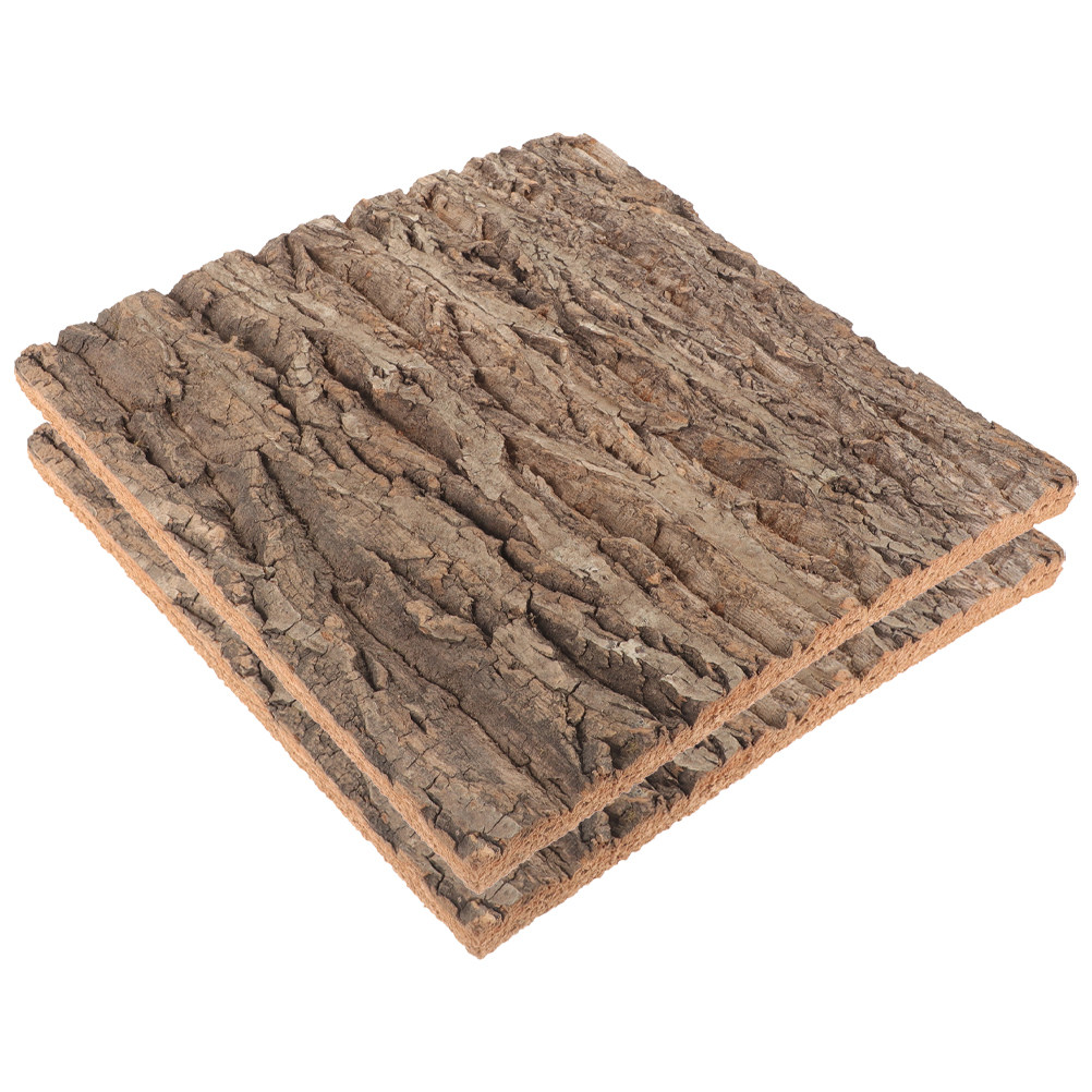 2Pcs Natural Cork Bark Backgro - Aquarium Fish Green のレビューと価格