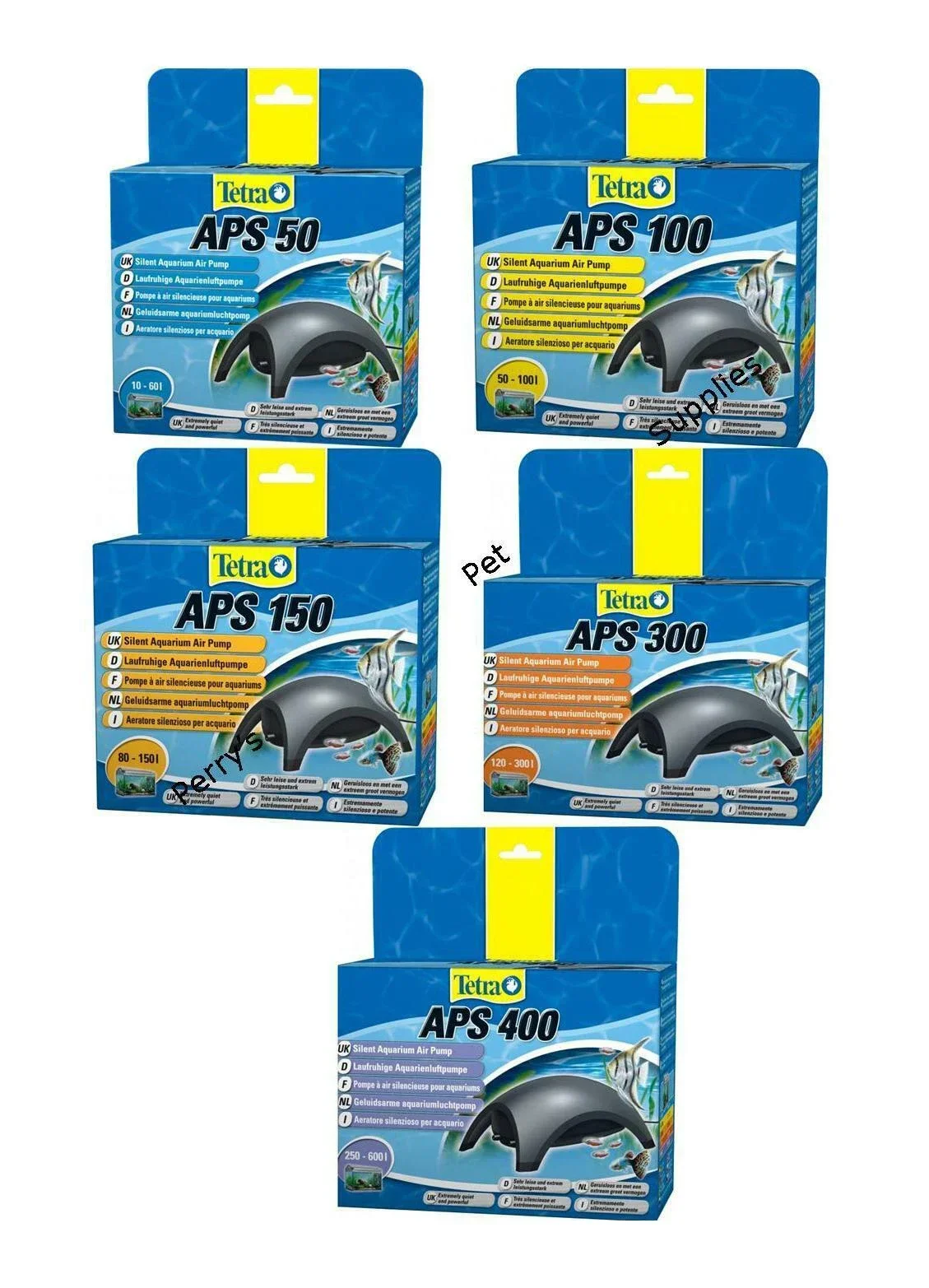 Tetra APS Air Pumps 50 100 150 - Tetra Fish In Aquarium のレビューと価格