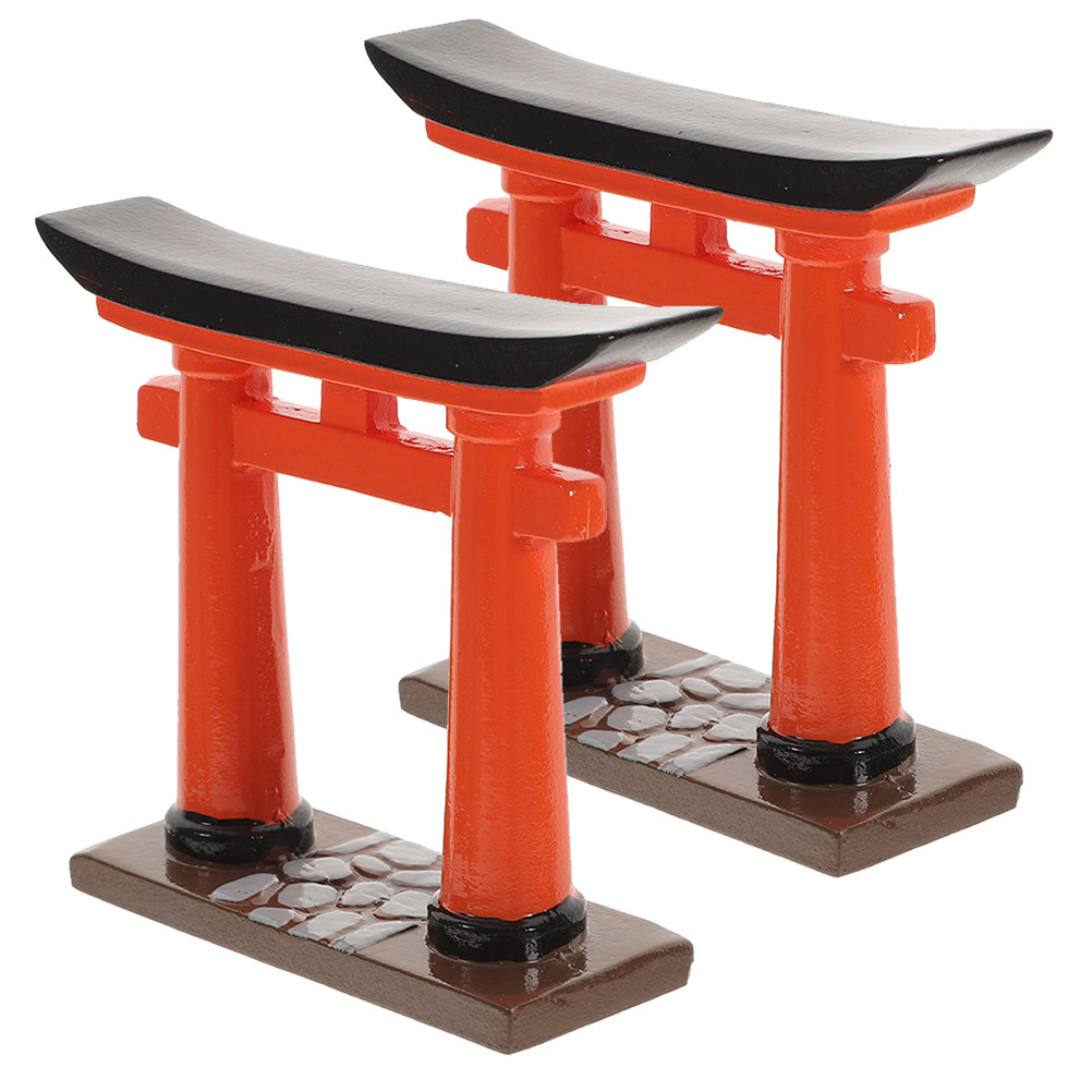 2Pcs Japanese Torii Gate Mini  - Aquarium Fish Japanese のレビューと価格