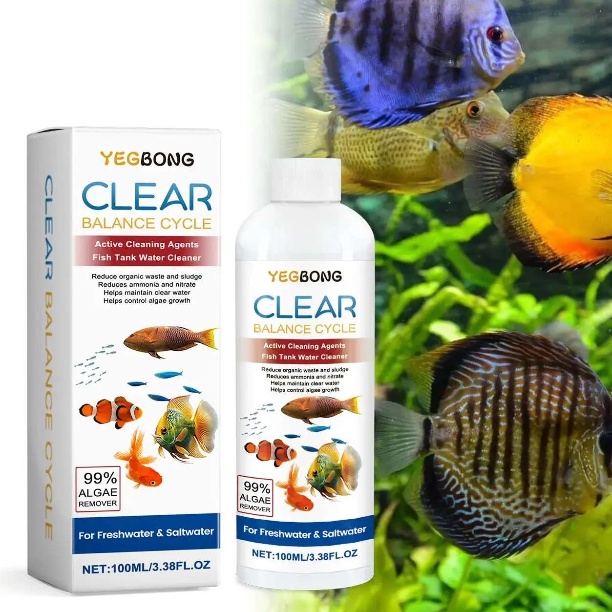 Algae Remover for Fish Tanks,  - Aquarium Fish Green のレビューと価格