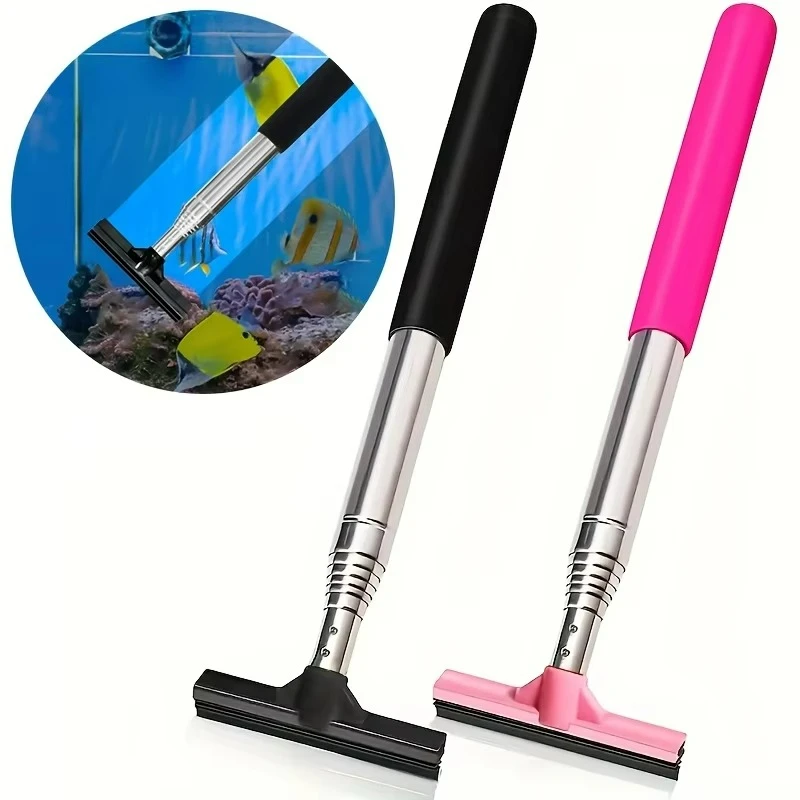 Telescopic Aquarium Scraper Br - Algae Scraper Blade のレビューと価格