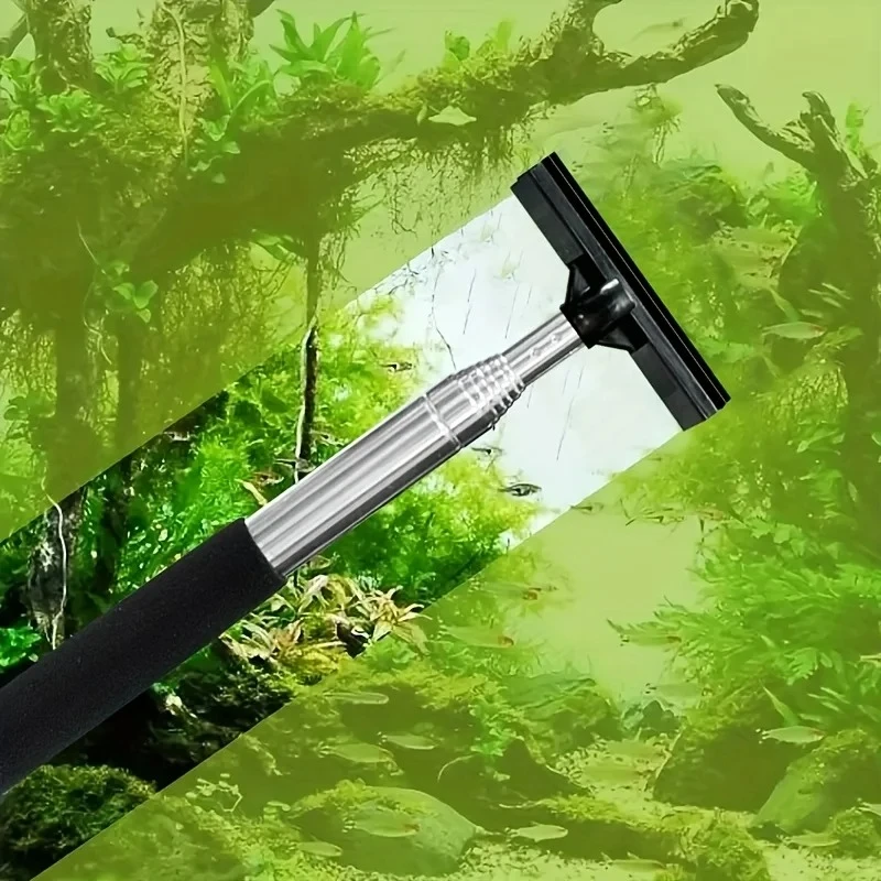 Telescopic Aquarium Scraper Br - Algae Scraper Blade のレビューと価格