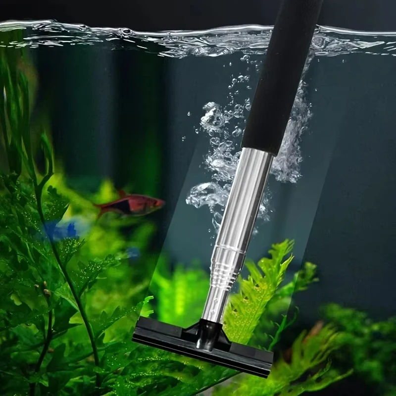 Telescopic Aquarium Scraper Br - Algae Scraper Blade のレビューと価格