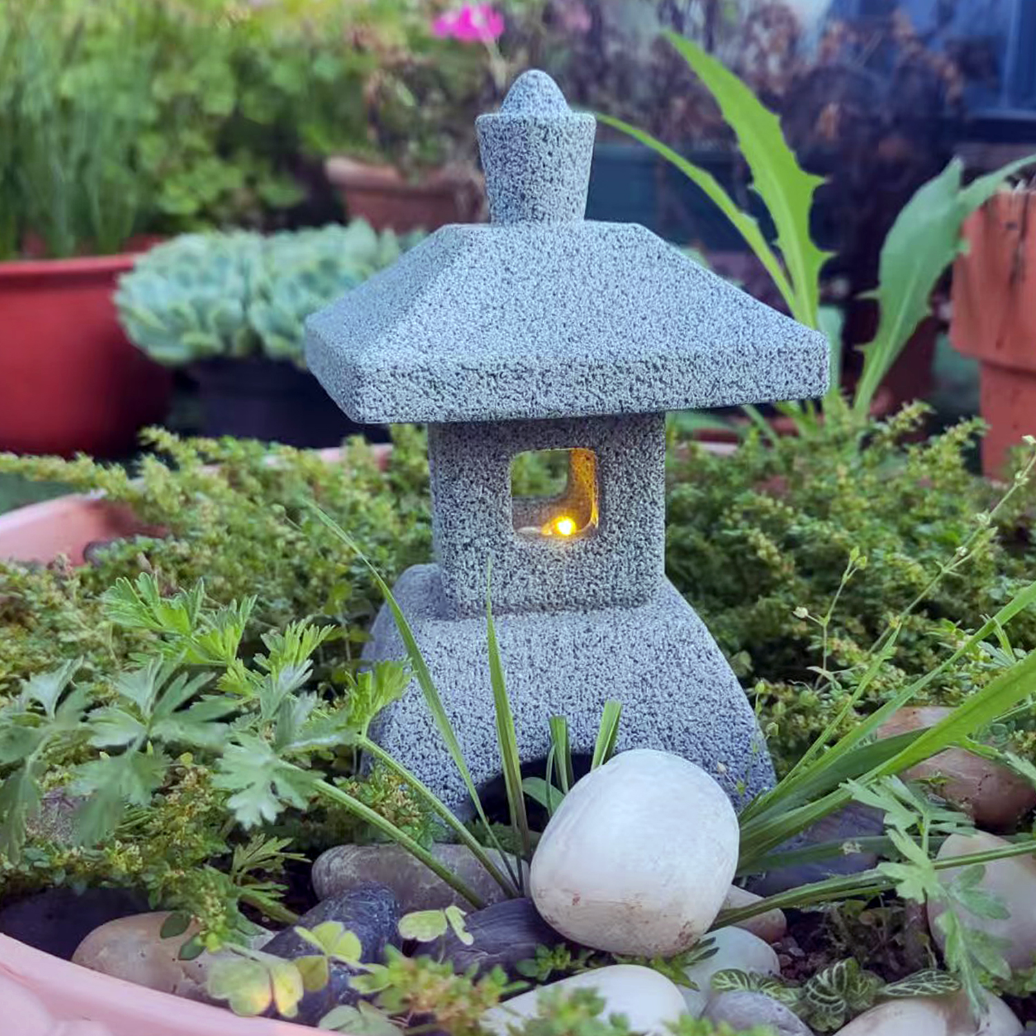 Japanese Lantern Pagoda Statue - Aquarium Fish Japanese のレビューと価格
