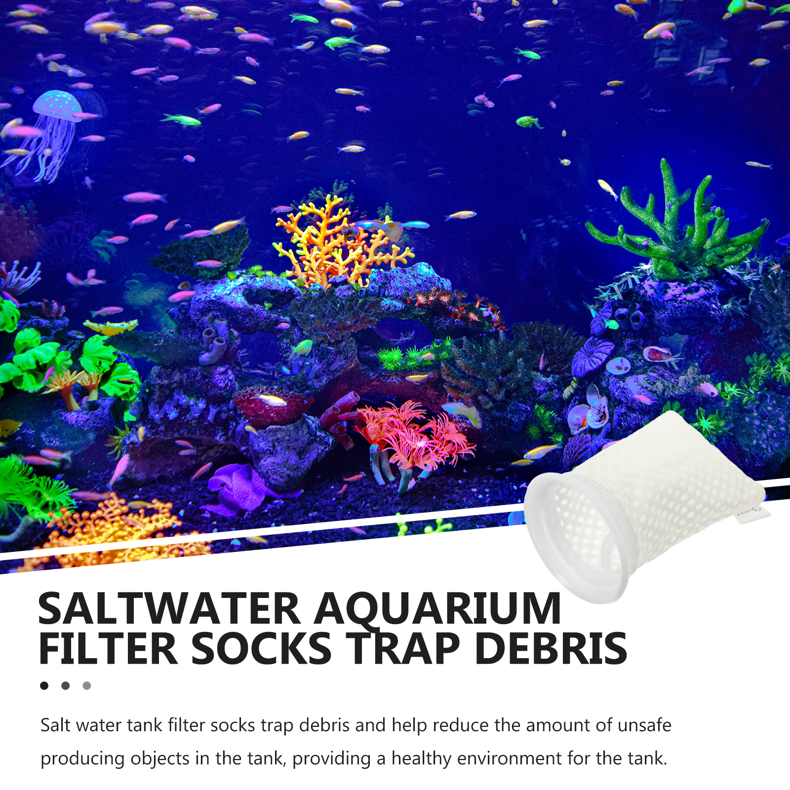 11pcs Filter Socks 4 Inch 3D H - Aquarium Fish Escape のレビューと価格
