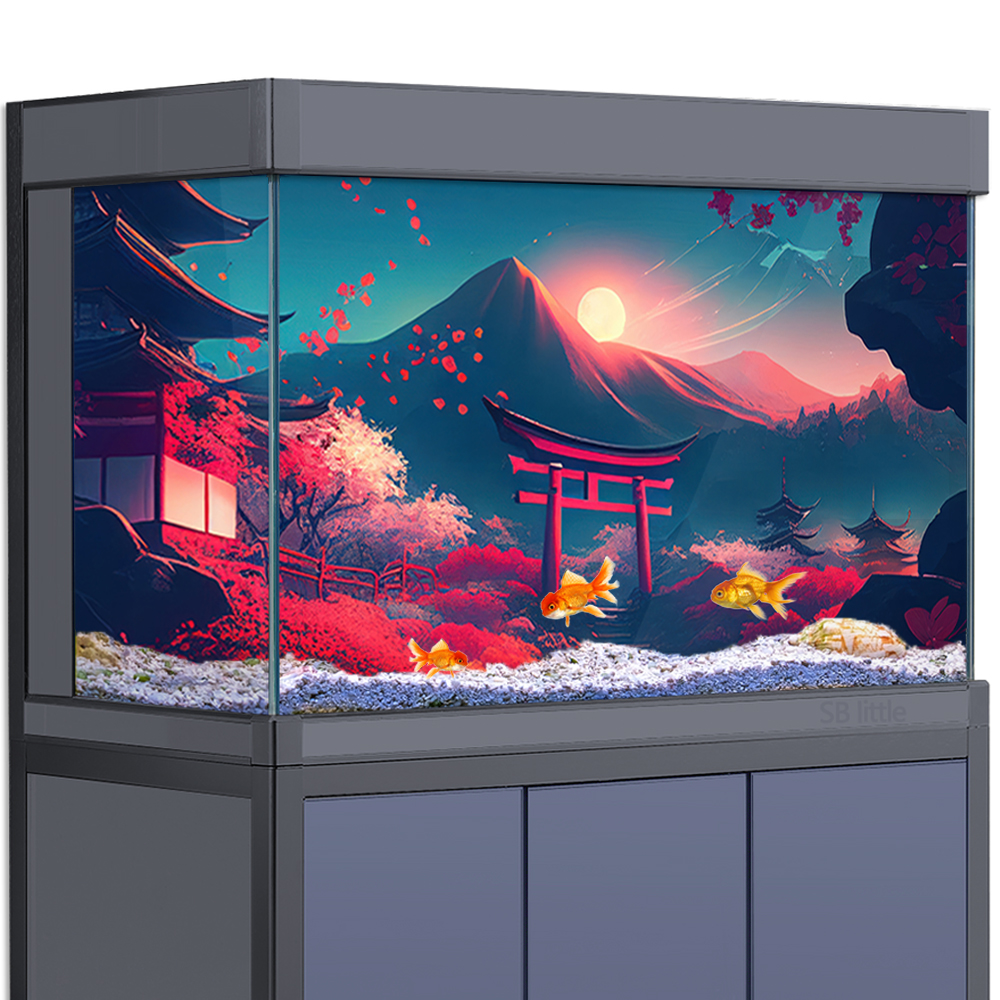 Aquarium Background Sticker De - Aquarium Fish Japanese のレビューと価格