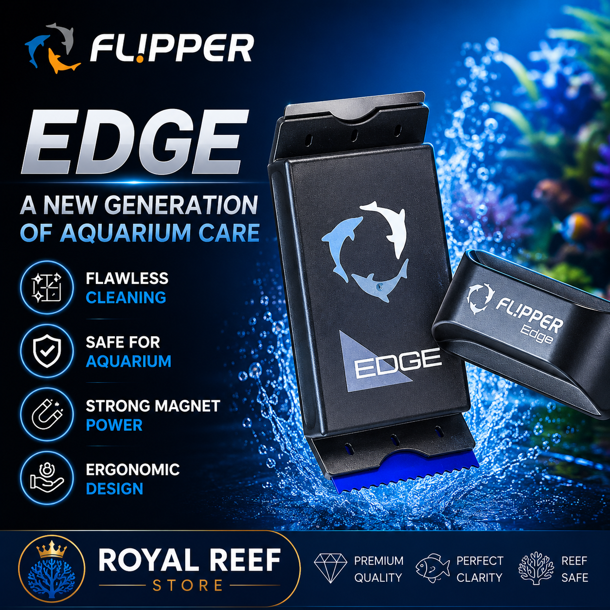 Flipper Edge Standard Max 2 in - Algae Scraper Blade のレビューと価格