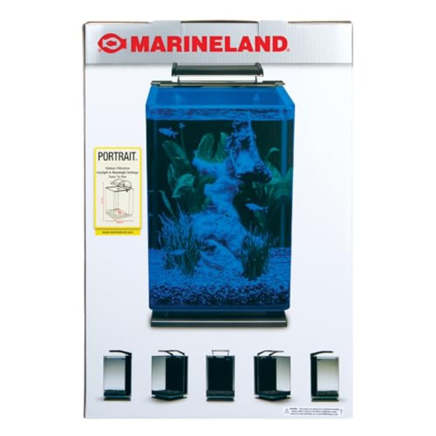 5 Gallon Portrait Glass LED Aq - Aquarium Fish Low Maintenance のレビューと価格