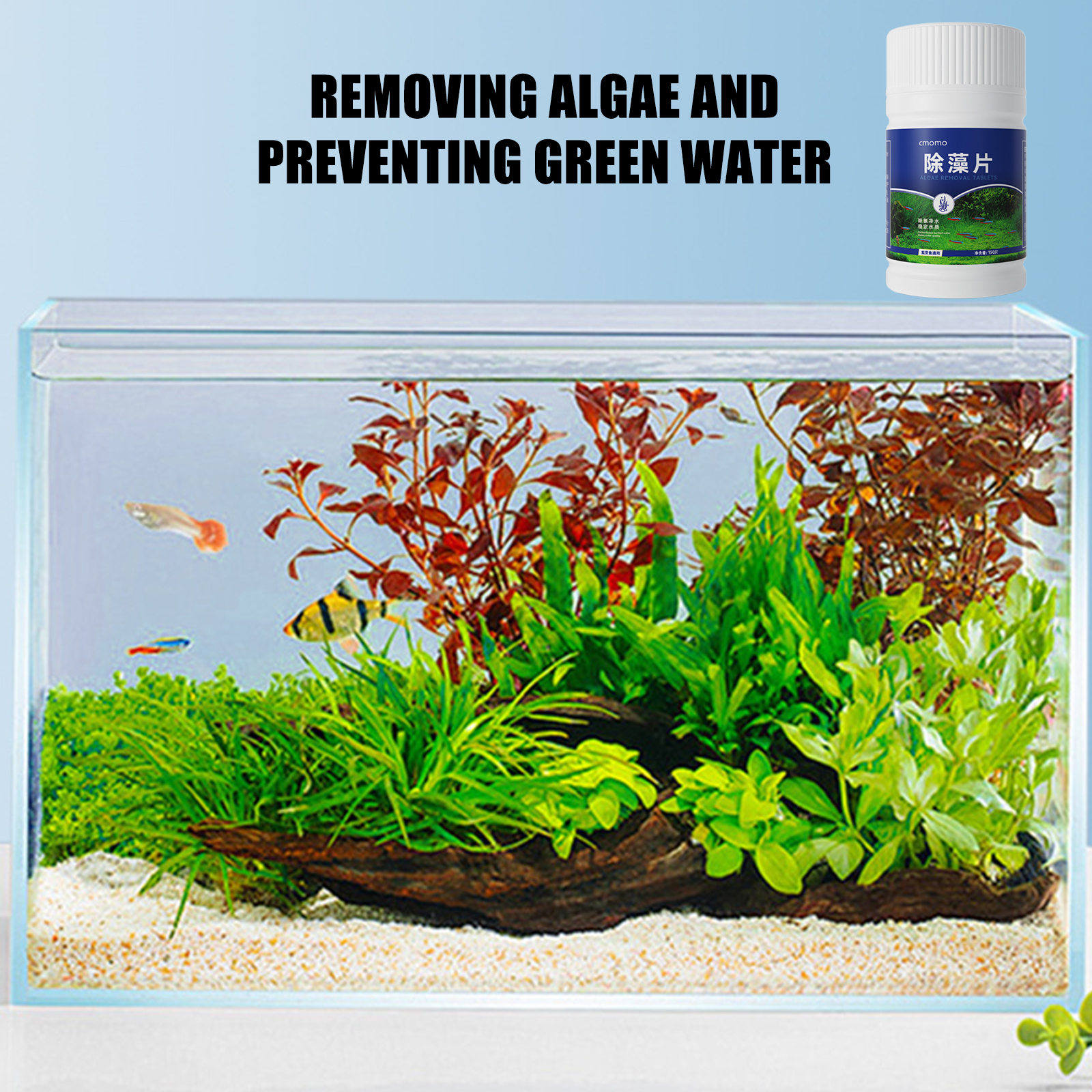 150 Tables Aquarium Algae Clea - Aquarium Fish Green のレビューと価格