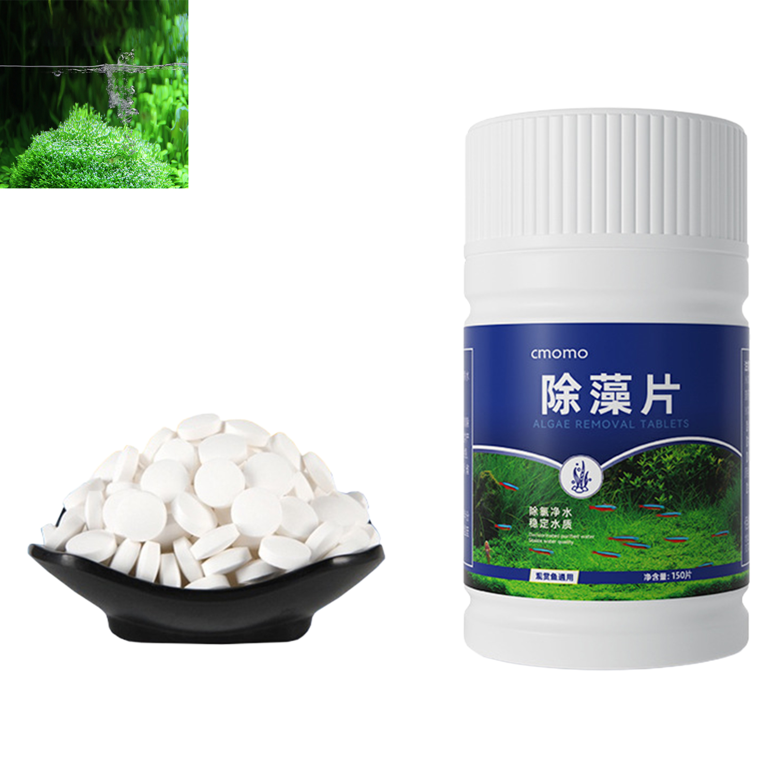 150 Tables Aquarium Algae Clea - Aquarium Fish Green のレビューと価格