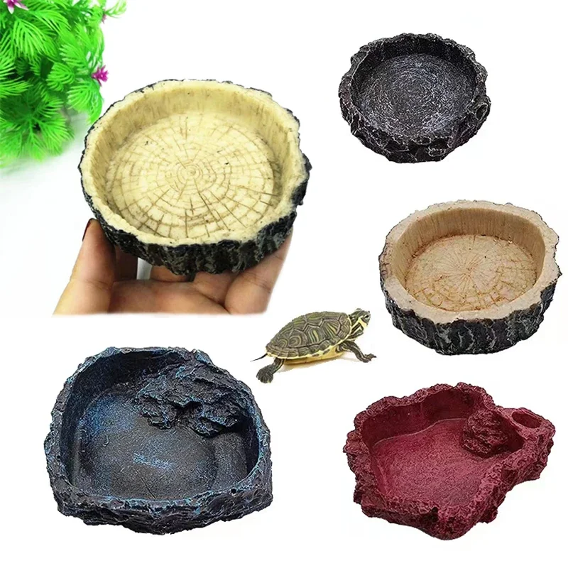Pet Reptile Feeder Bowl Resin  - Aquarium Fish Price のレビューと価格