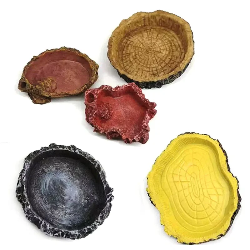 Pet Reptile Feeder Bowl Resin  - Aquarium Fish Price のレビューと価格