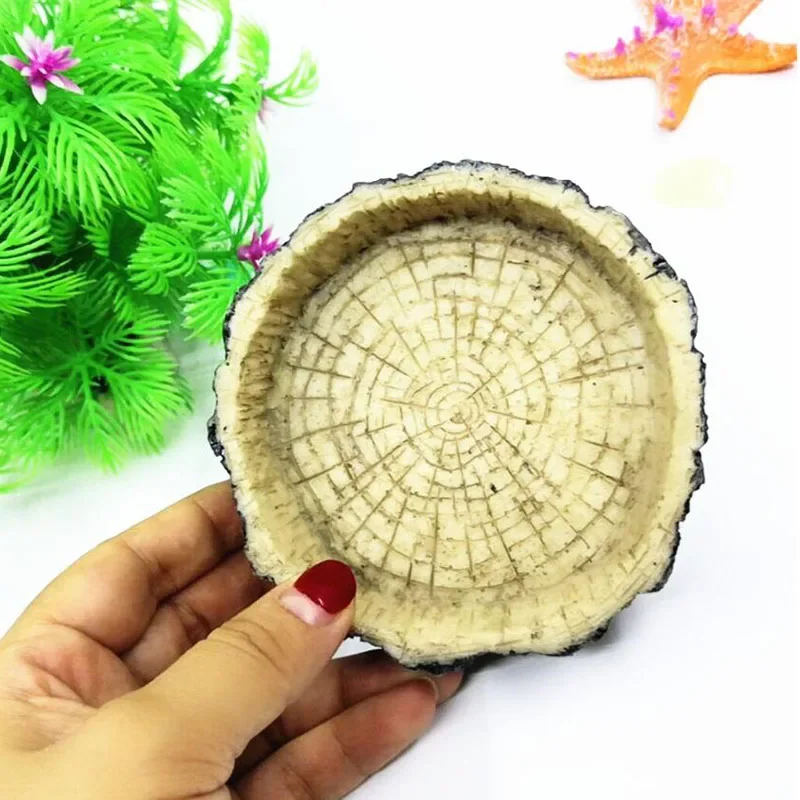 Pet Reptile Feeder Bowl Resin  - Aquarium Fish Price のレビューと価格