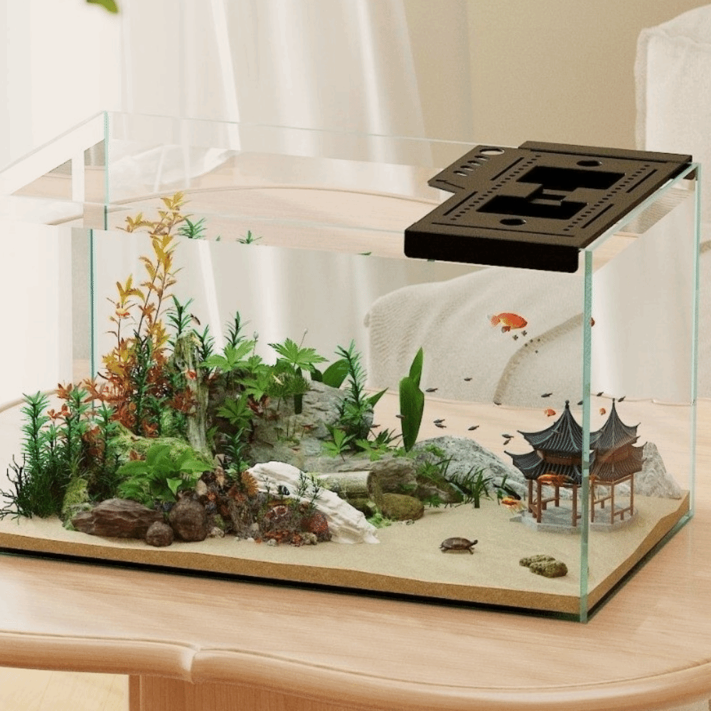 Green Plant Tray Adjustable Fi - Aquarium Fish Green のレビューと価格