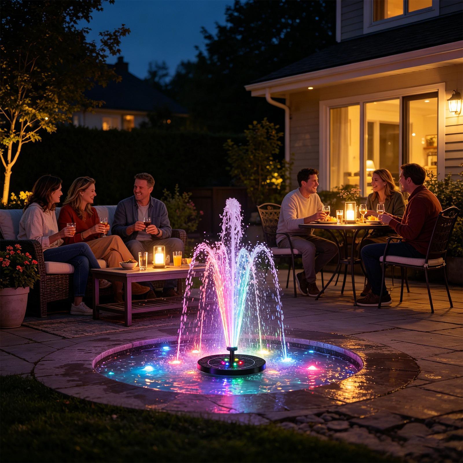 Floating Solar Bird Bath Fount - Aquarium Fish Escape のレビューと価格