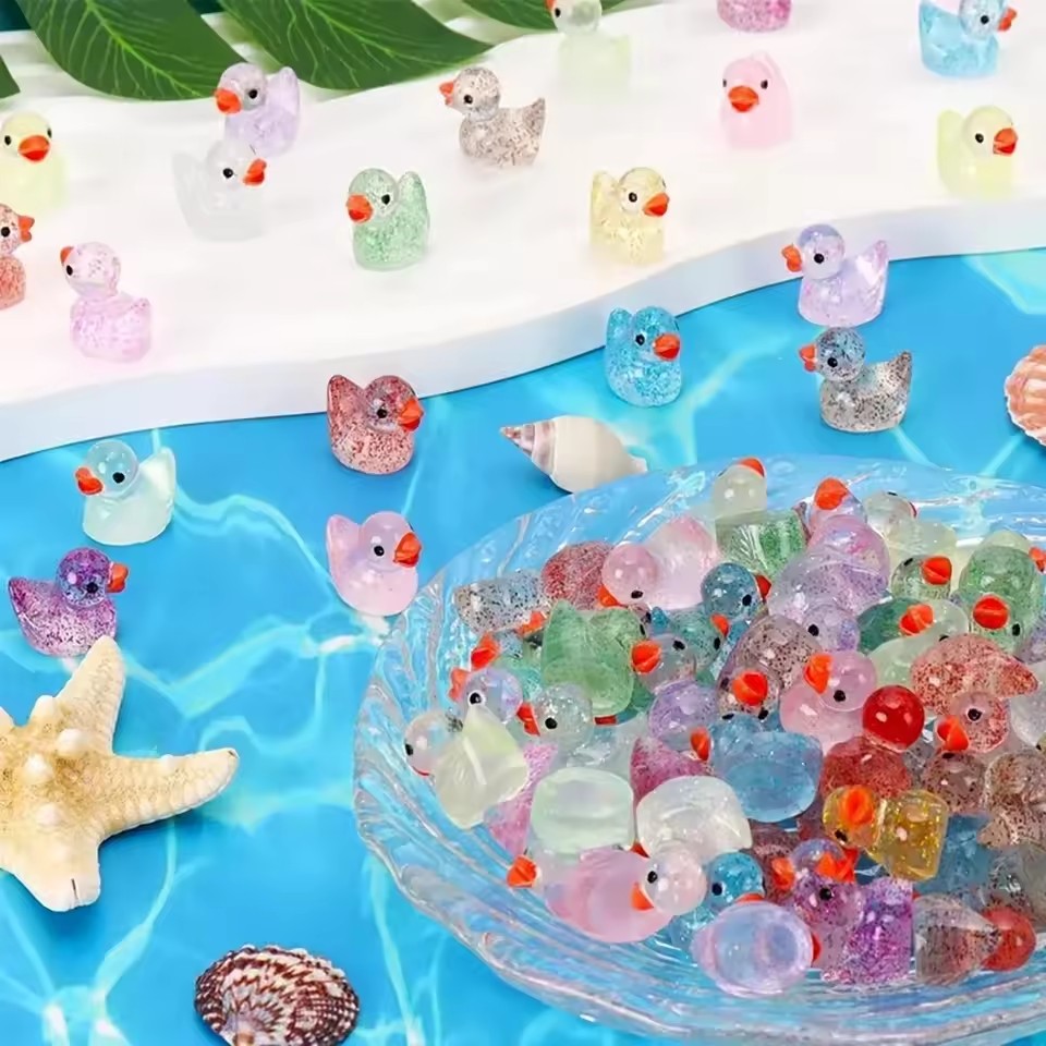 ~ Miniature resin duck with pu - Aquarium Fish Small のレビューと価格