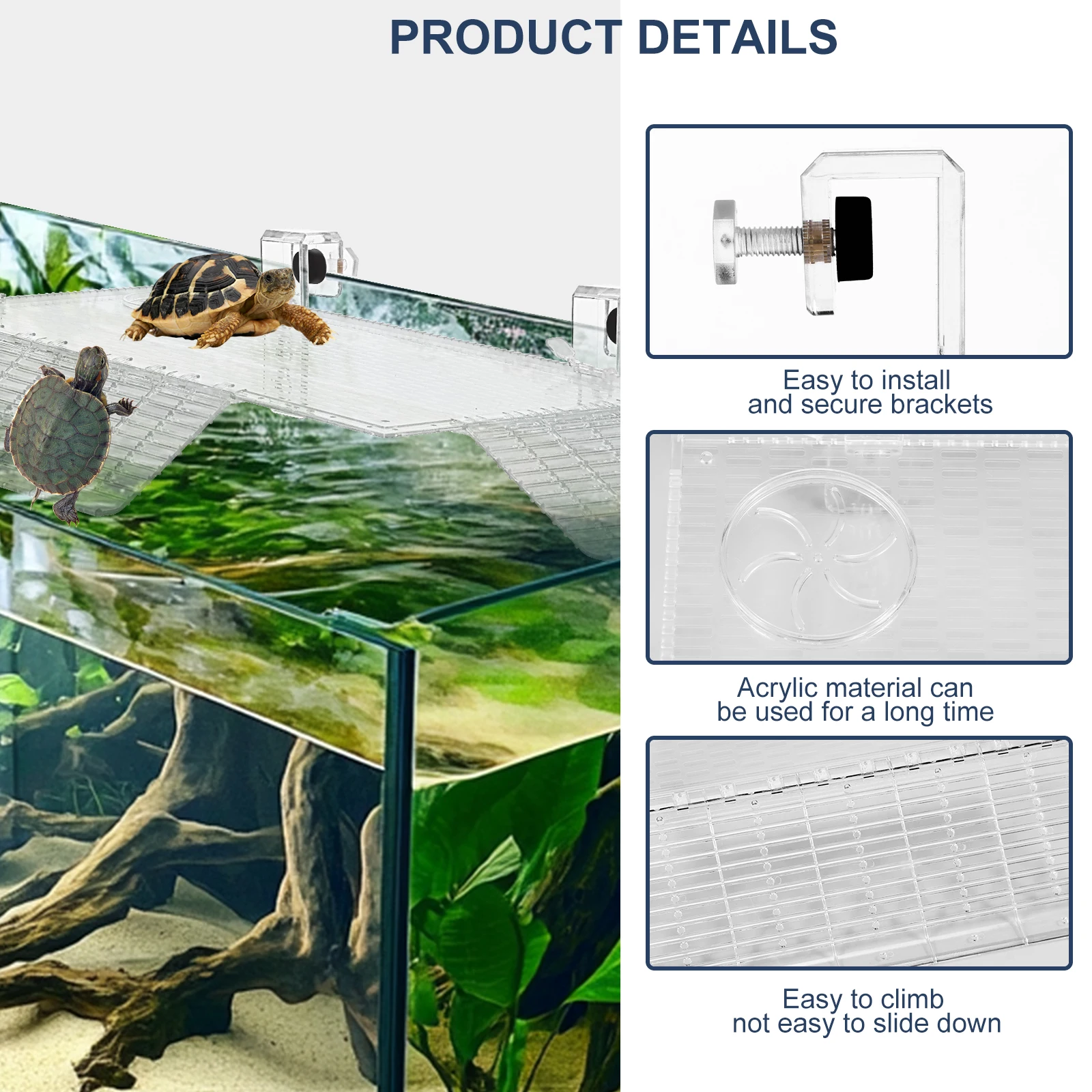 Adjustable Turtle Basking Plat - Aquarium Fish Escape のレビューと価格