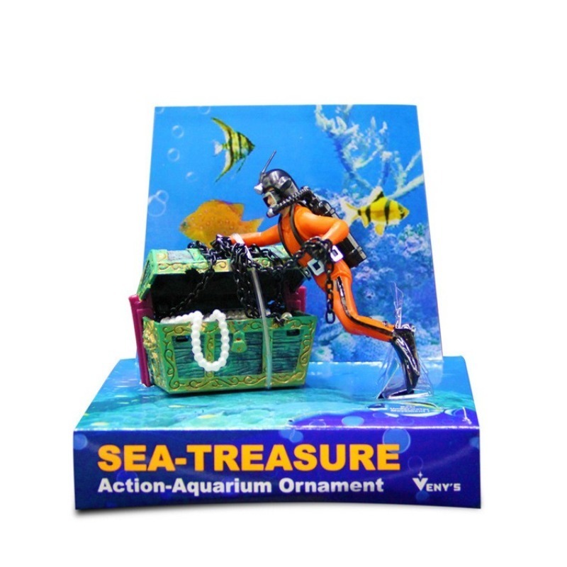 1PC Fish Tank Decoration Treas - Aquarium Fish Price のレビューと価格