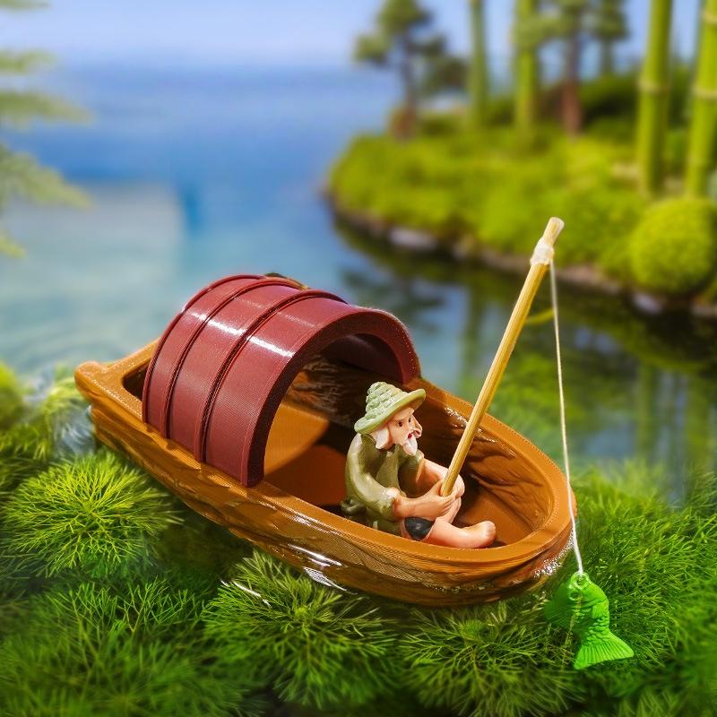 Fish Tank Floating Boat Fisher - Aquarium Fish Escape のレビューと価格