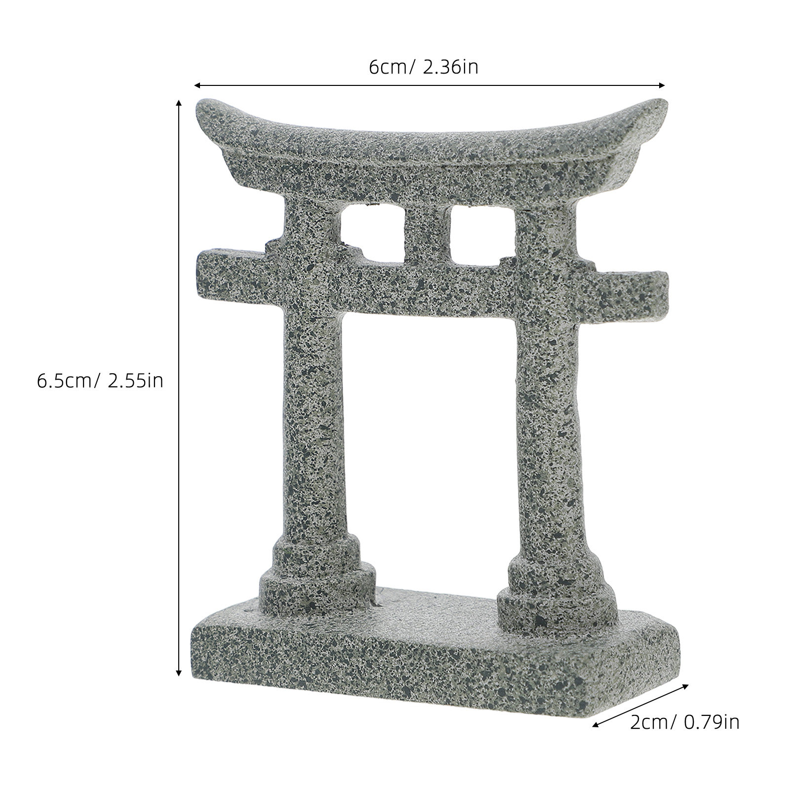 Miniature Resin Japanese Torii - Aquarium Fish Japanese のレビューと価格