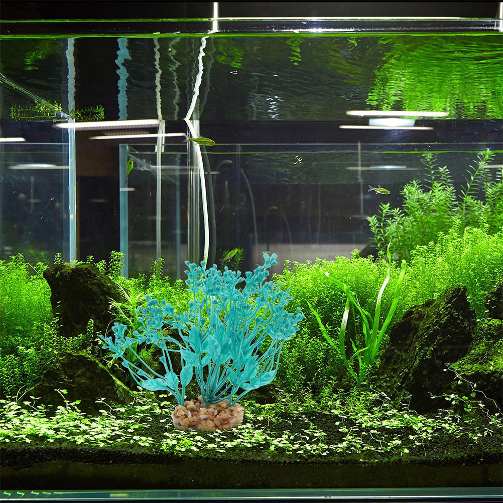 2Pcs Realistic Plastic Aquariu - Aquarium Fish Low Maintenance のレビューと価格