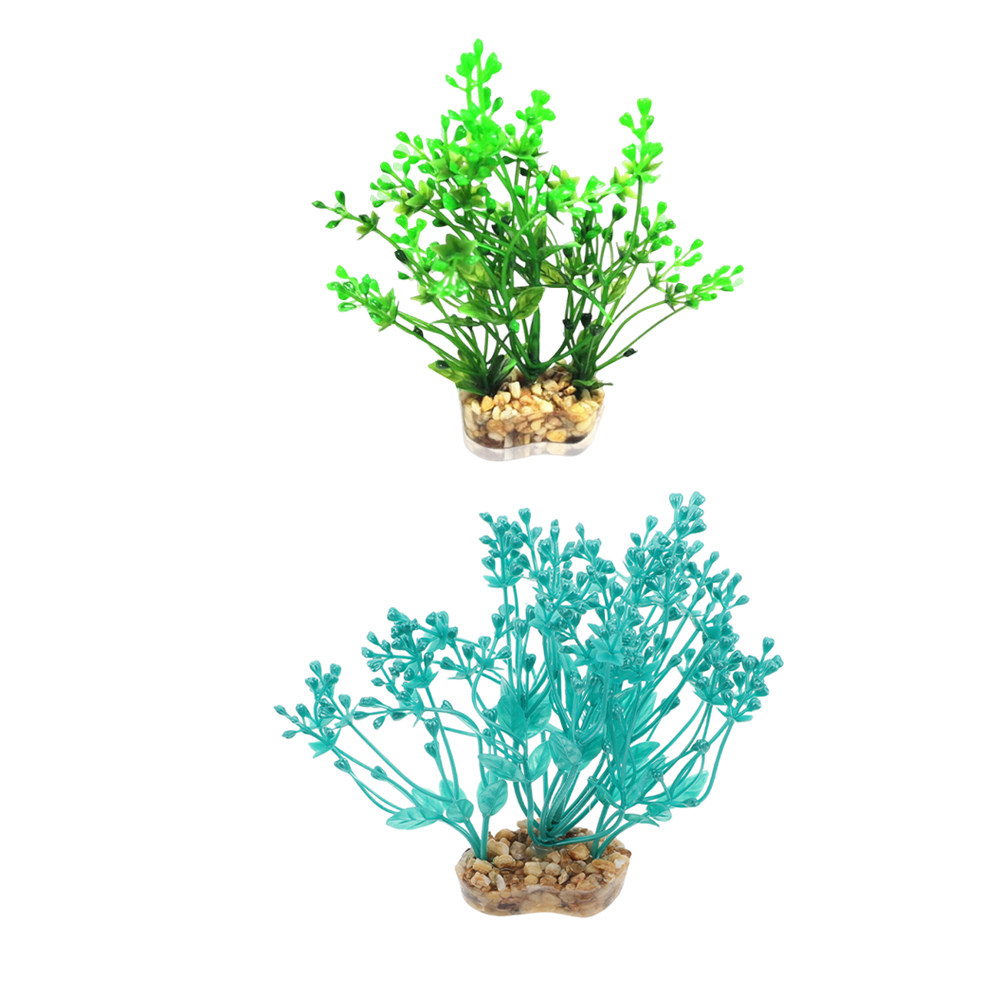 2Pcs Realistic Plastic Aquariu - Aquarium Fish Low Maintenance のレビューと価格