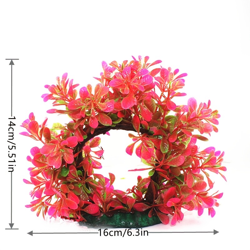 Underwater Wreath Artificial U - Aquarium Fish Green のレビューと価格